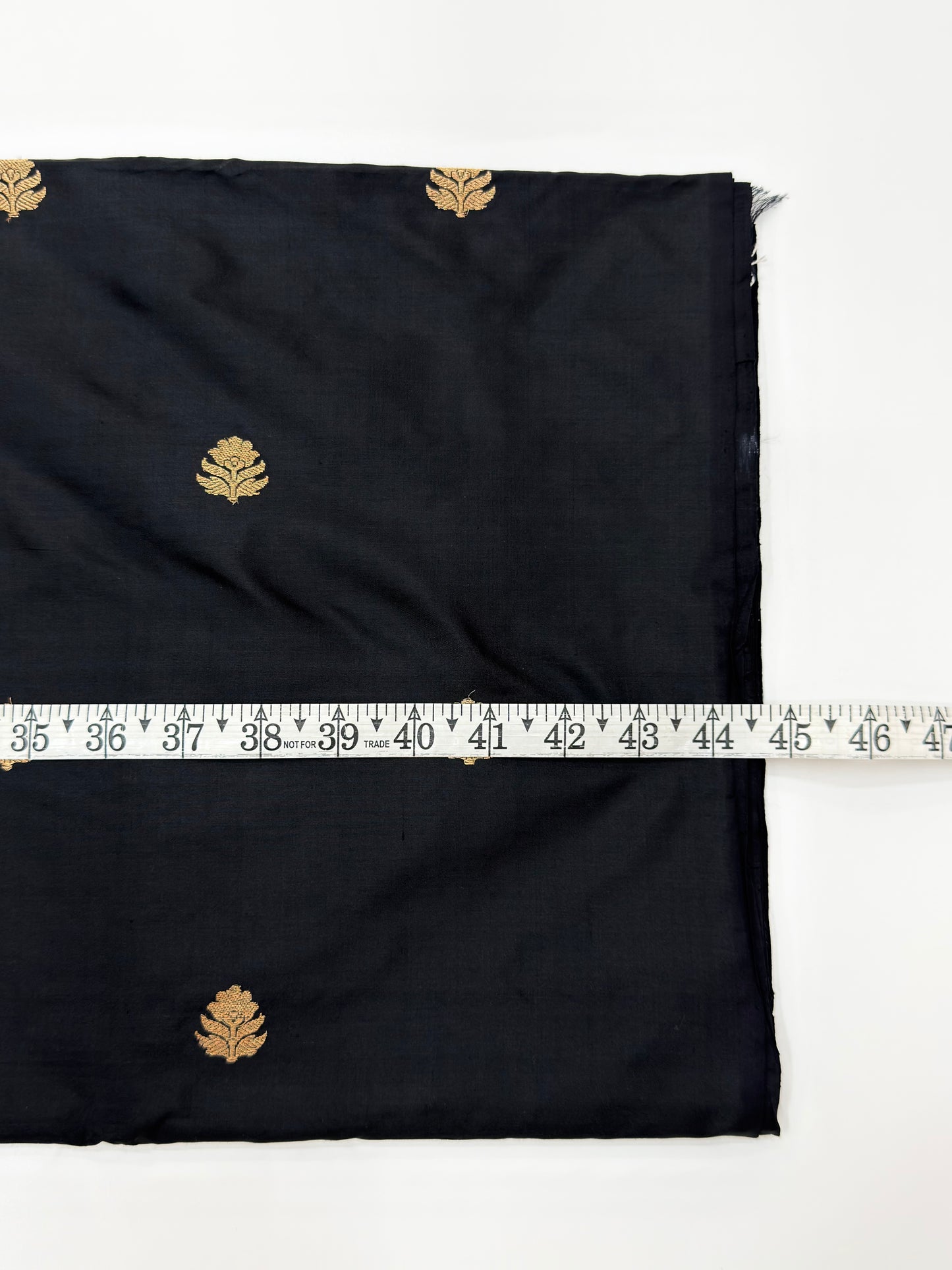 Handwoven Black Colour Katan Silk Suit Set