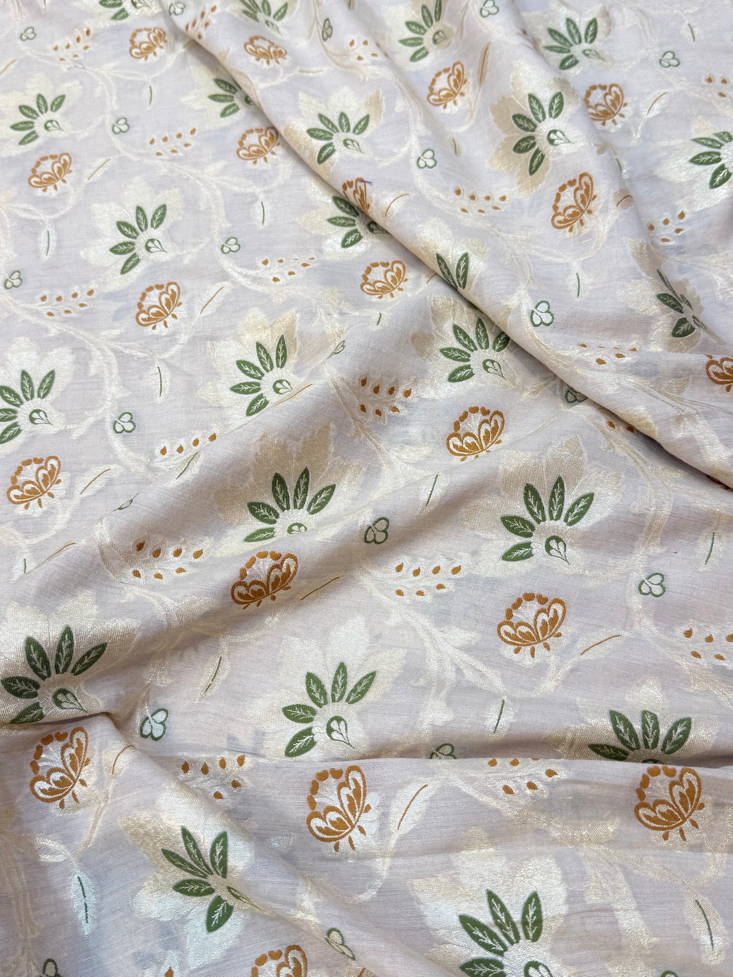 Pure Munga Silk Jaal Meena Fabrics