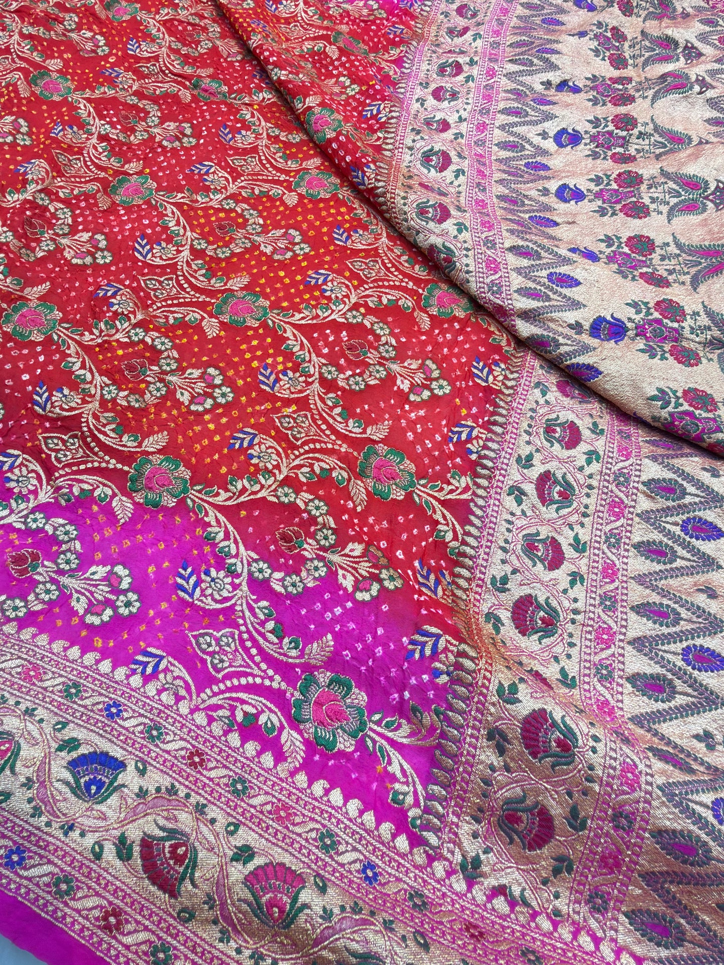 Red Colour Chiffon Dupatta