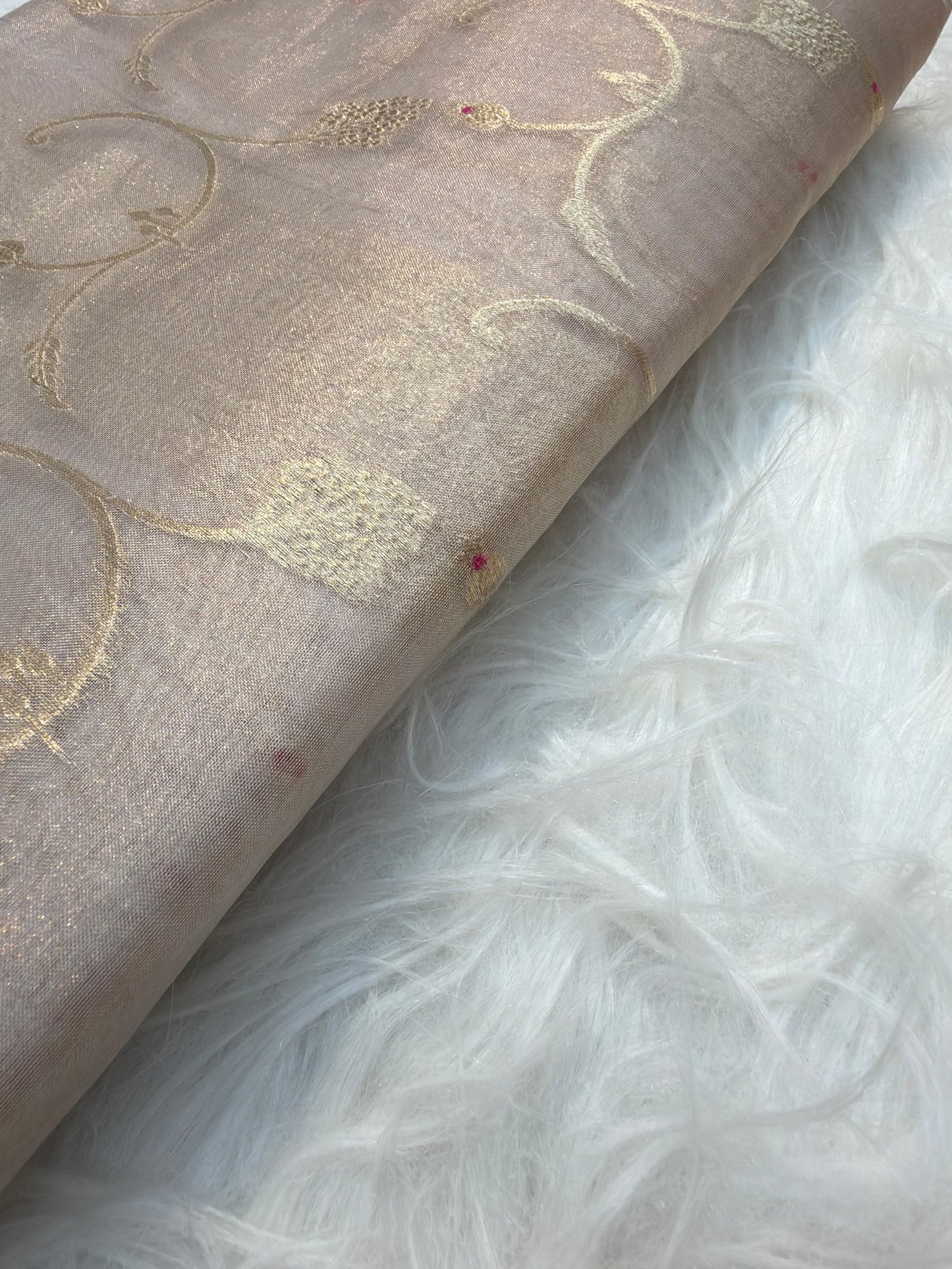 Pure Tissue Silk Alfi Meena Jaal Fabrics