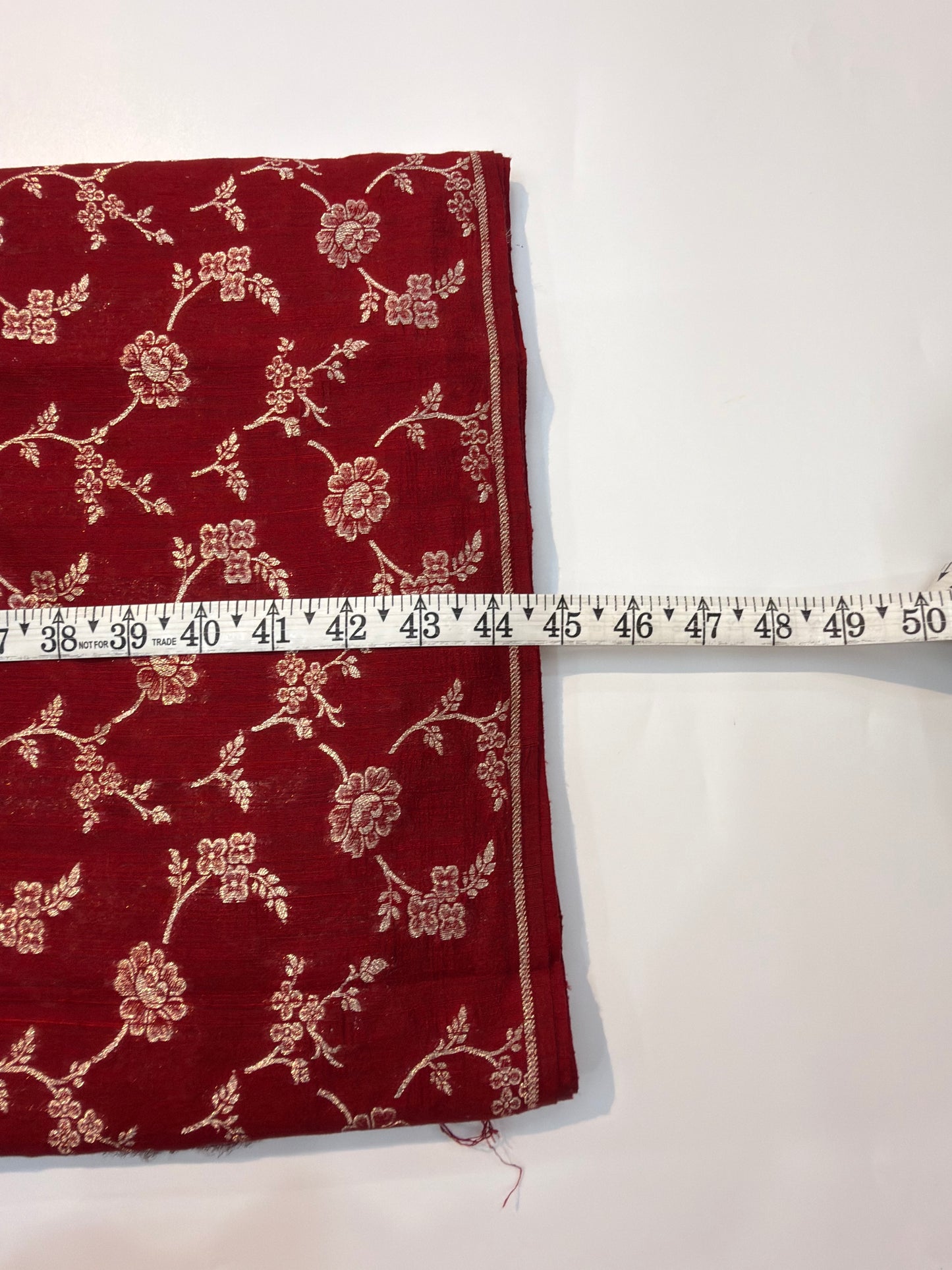 Pure Banarasi Brocade Mahroon Colour Fabrics