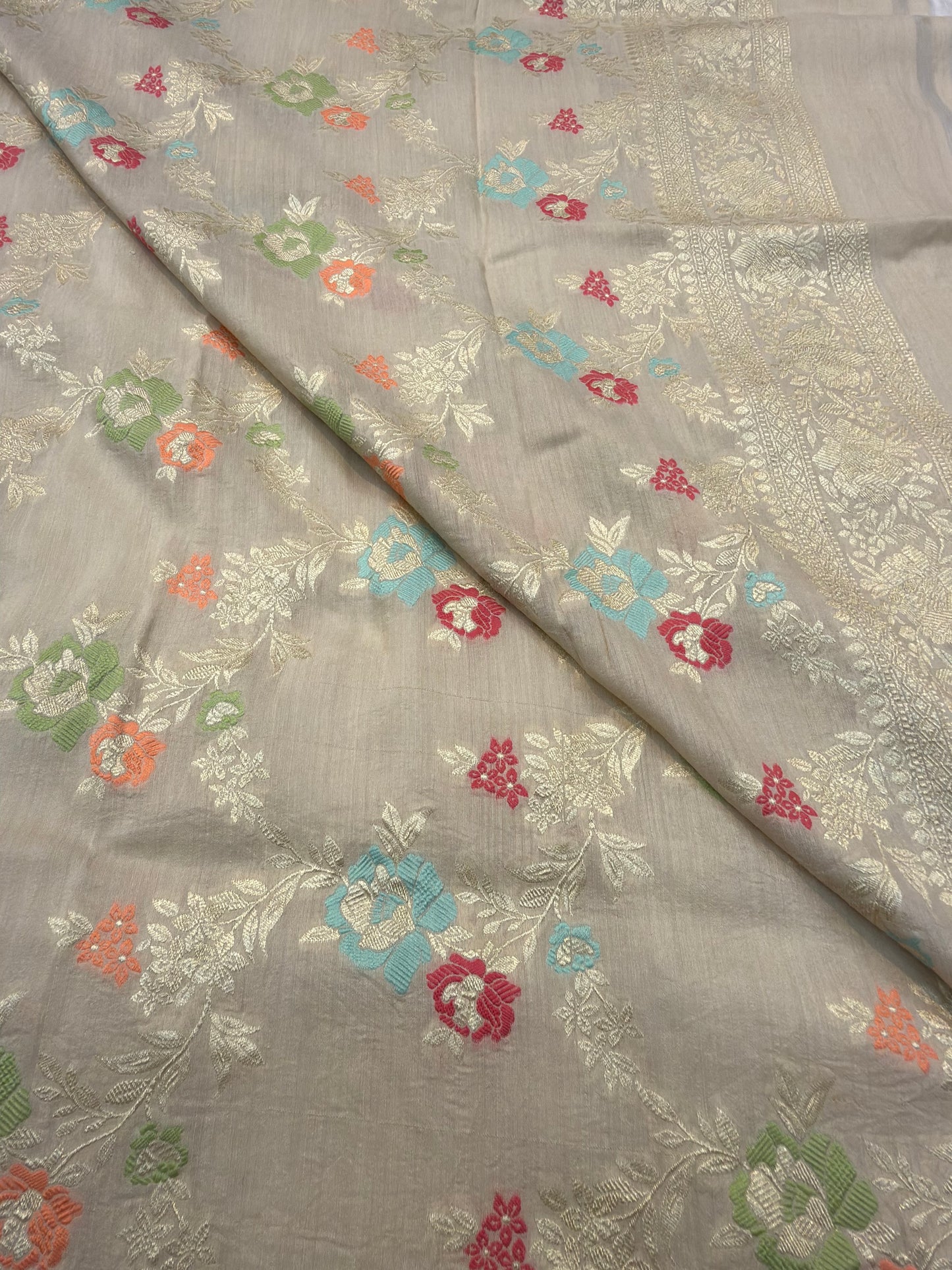 Beige Colour Munga Dupatta