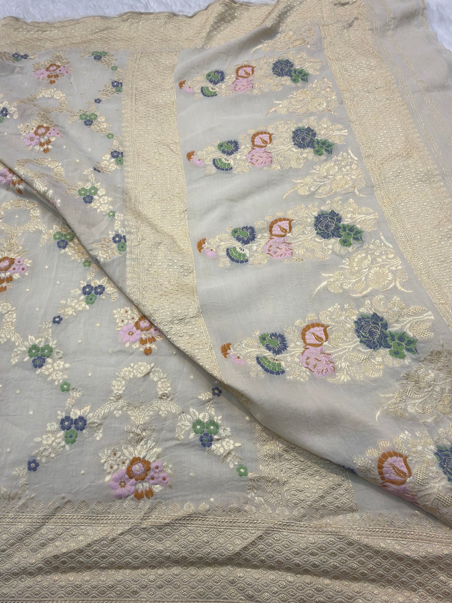 Beige Colour Munga Dupatta