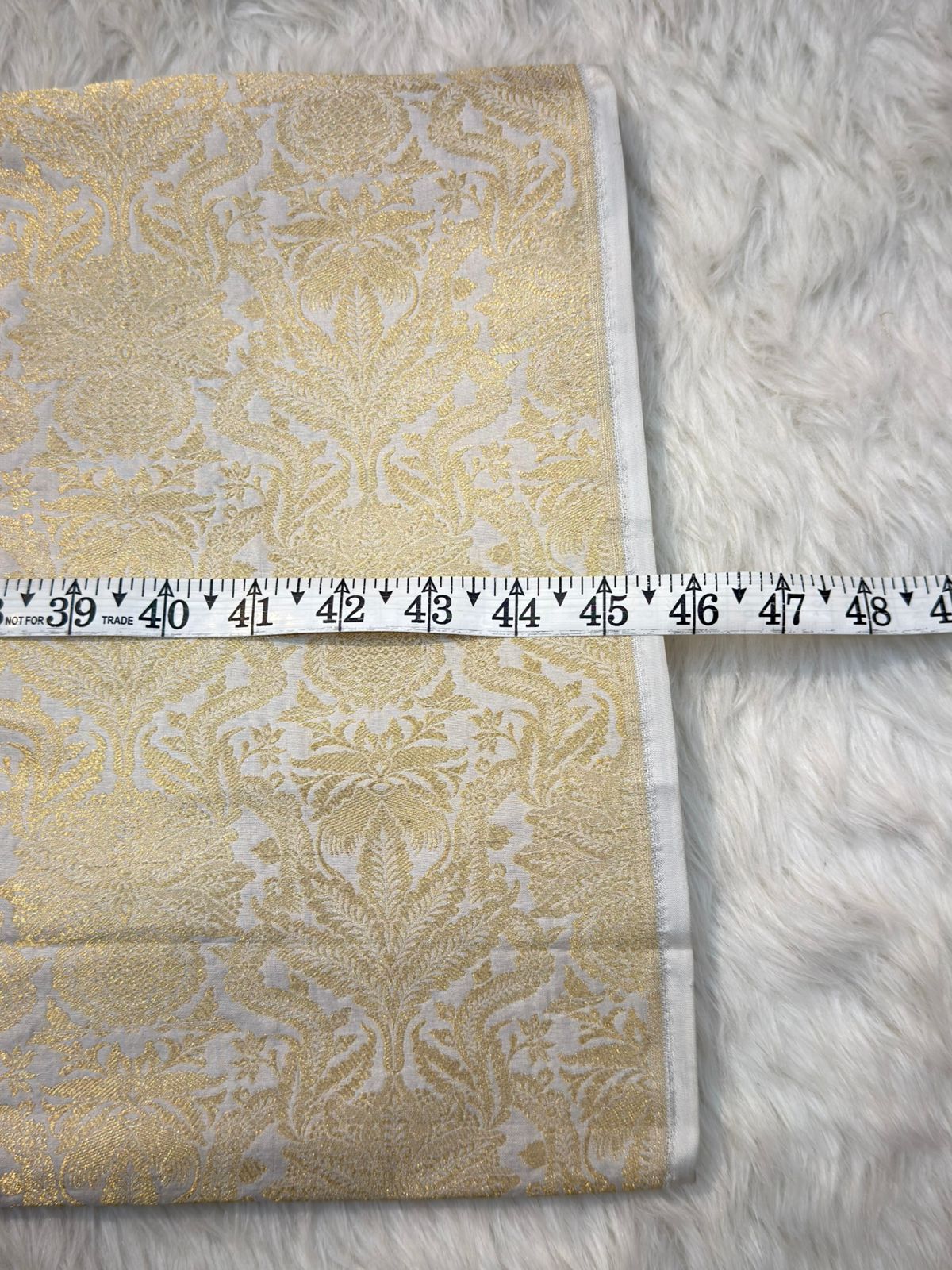 White Colour Pure Munga Silk Fabrics