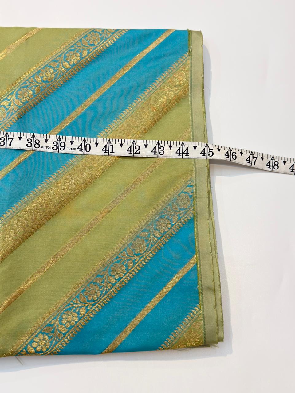Banarasi Rangkat Polyster Silk Fabrics