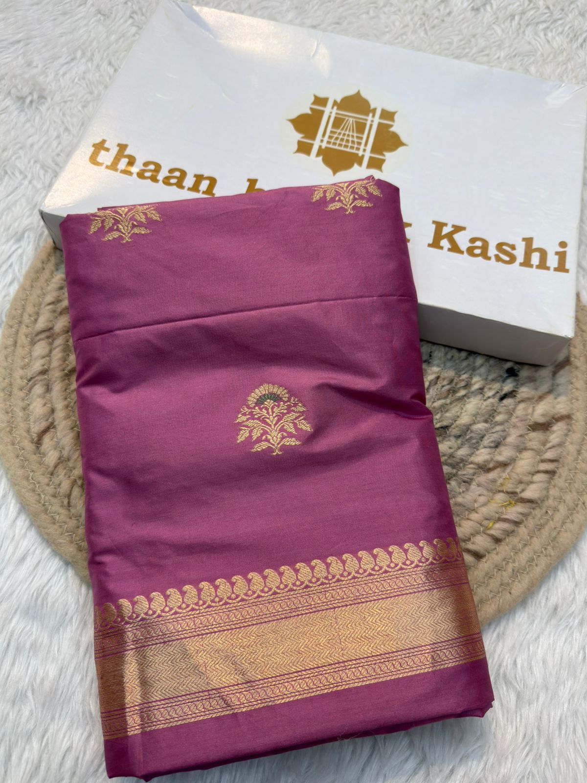 Pure Katan Mulberry Colour Suit Set