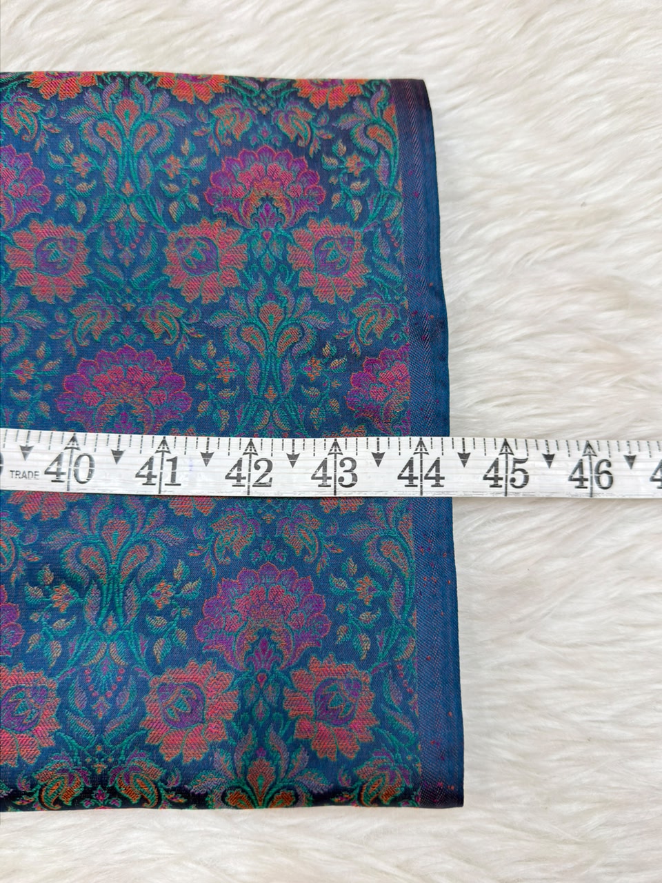 Sapphire Colour Pure Banarasi Reshmi Silk Jamawar Tanchoi Fabrics