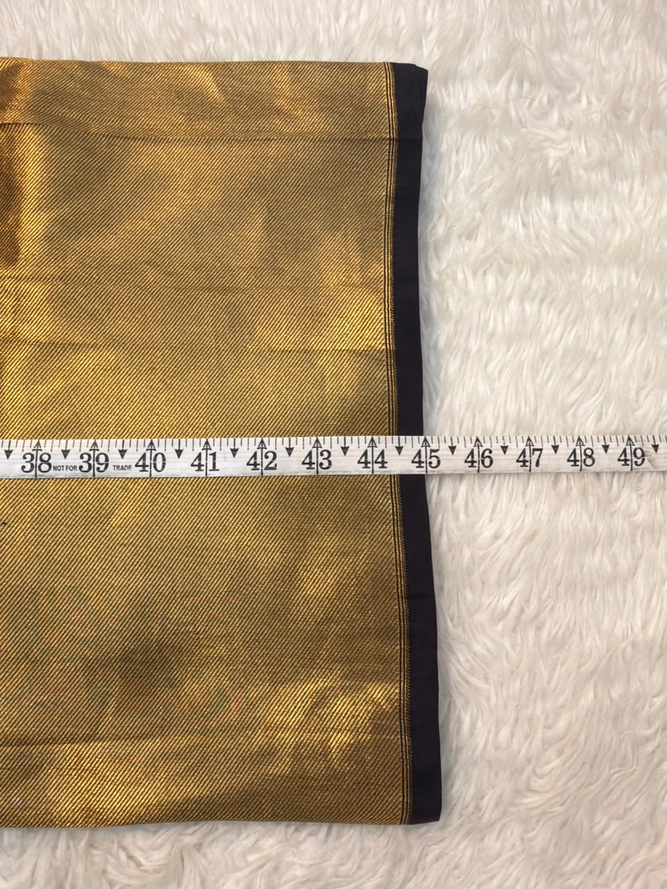 Pure Banarasi Brocade Black Colour Fabrics