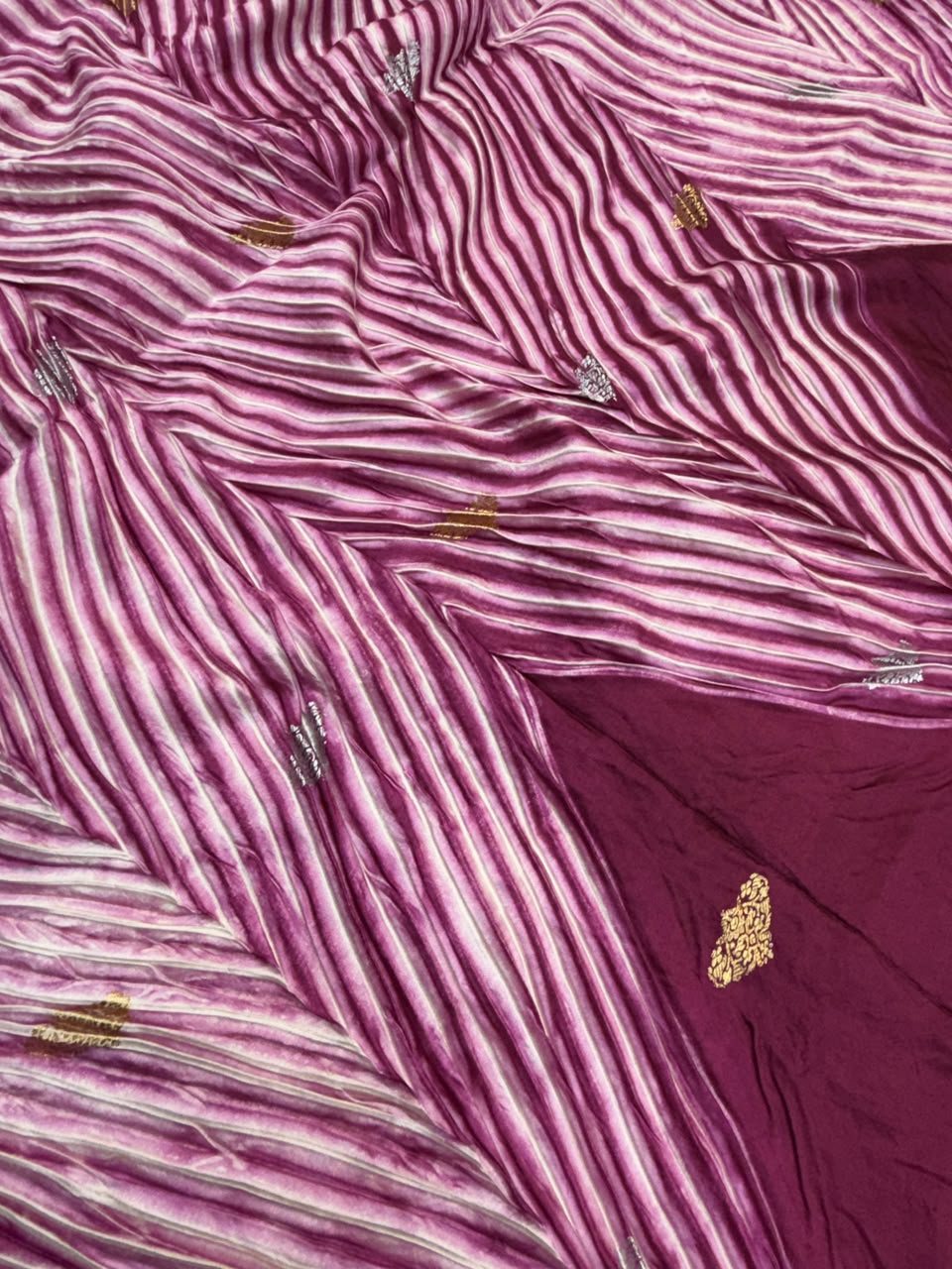 Pure Chinya Silk Wine Colour Suit Set