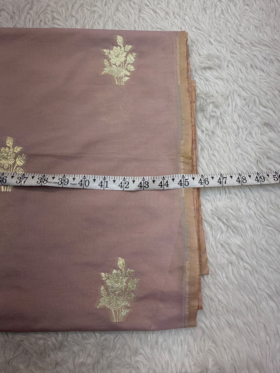Mauve Colour Banarasi Katan Silk Fabrics