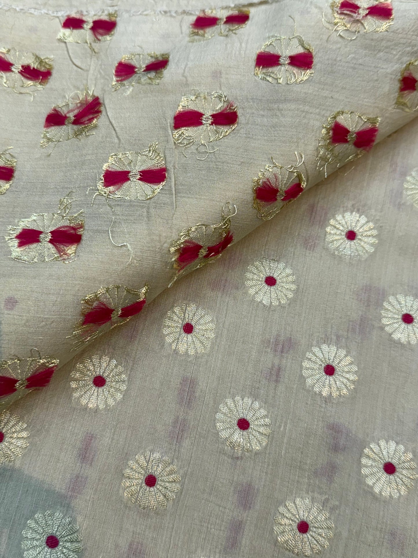 Pure Munga Silk Alfi Booti