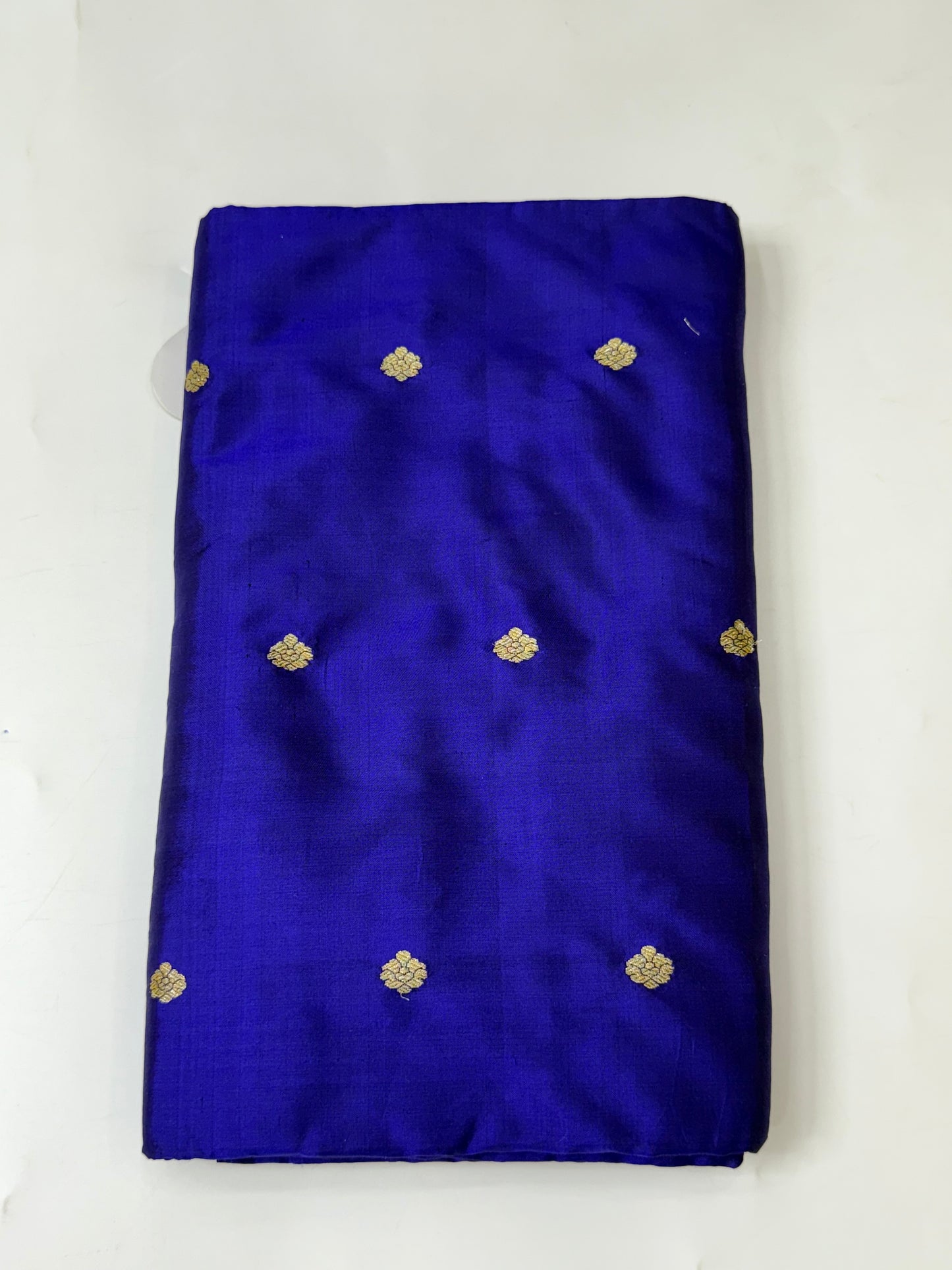 Handwoven Royal Blue Katan Silk Fabrics