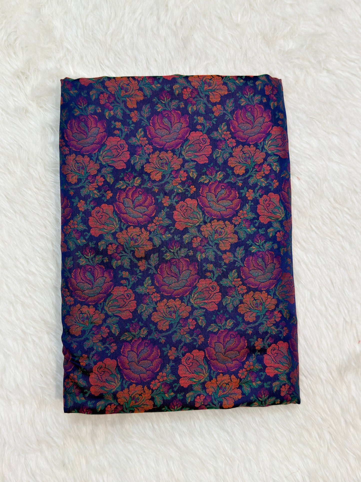 Pure Banarasi Reshmi Silk Jamawar Tanchoi Fabrics