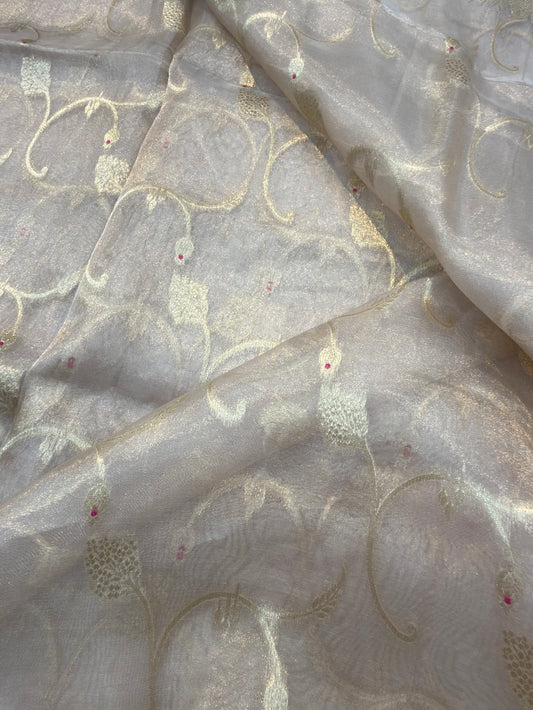 Pure Tissue Silk Alfi Meena Jaal Fabrics