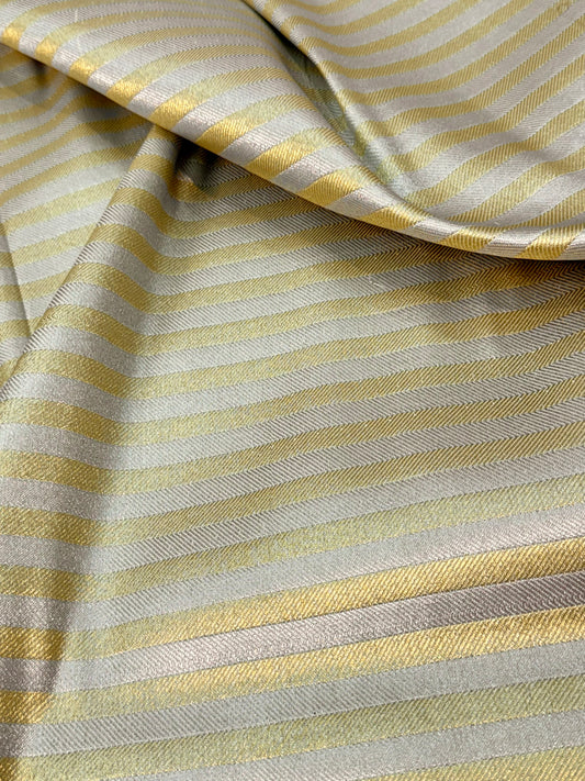 Tissue Strip Blended Brocade Fabric