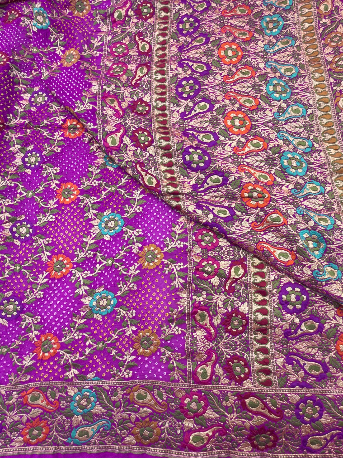 Purple Colour Chiffon Dupatta