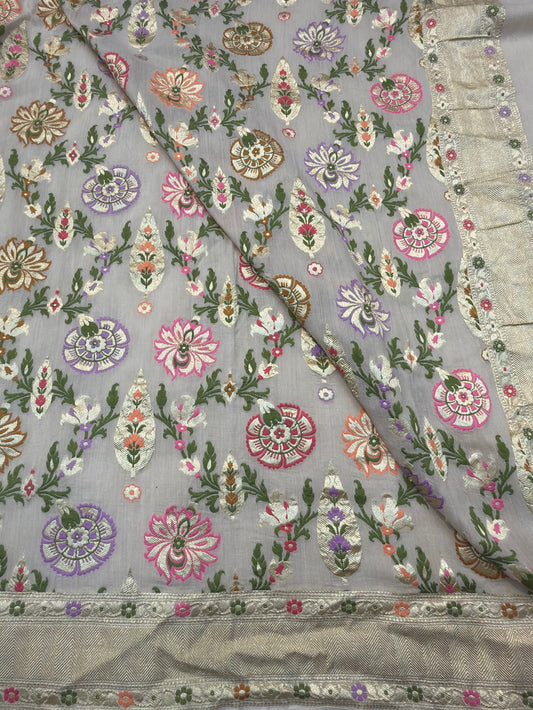 Beige Colour Munga Dupatta