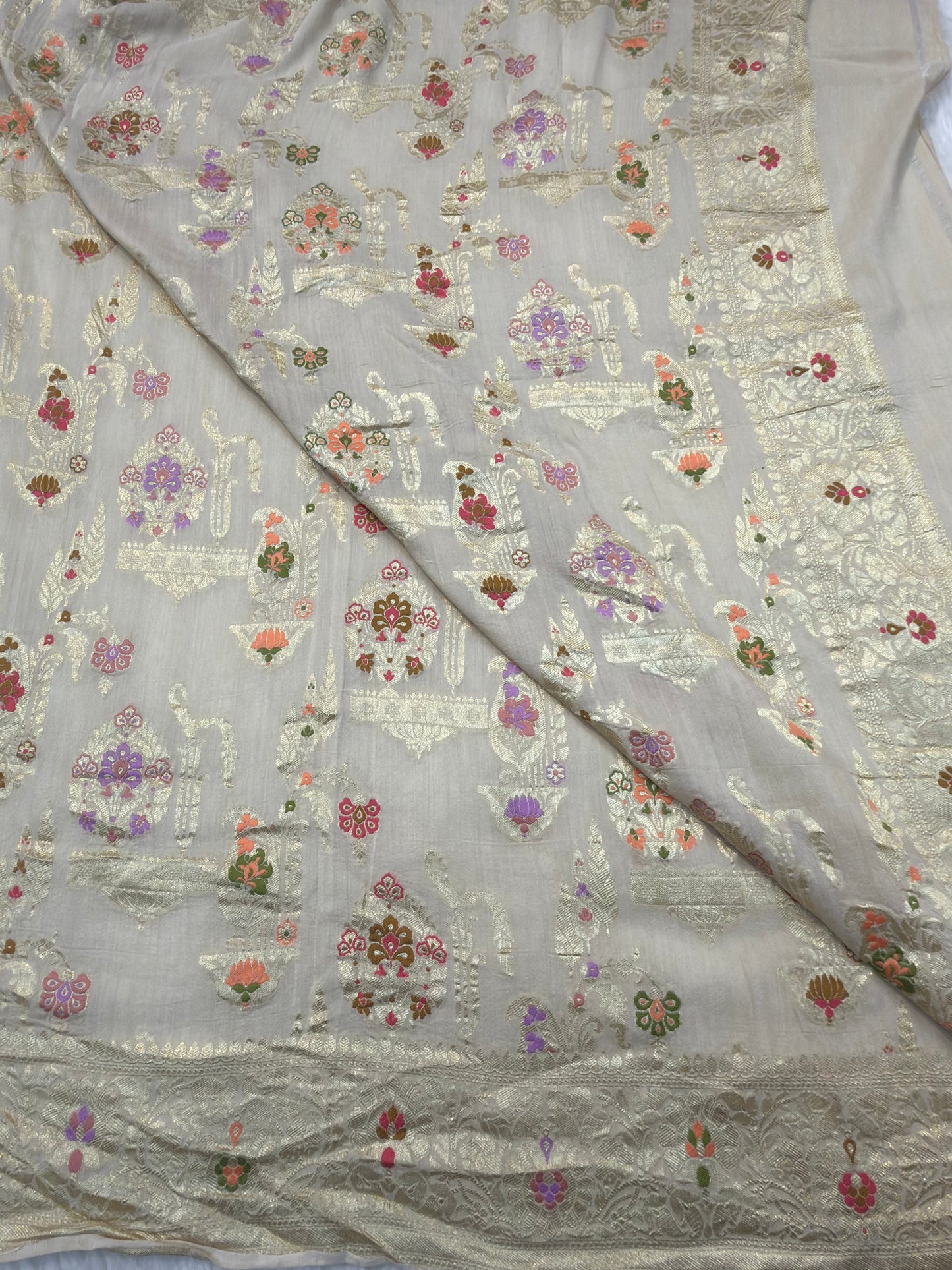 Beige Colour Munga Dupatta
