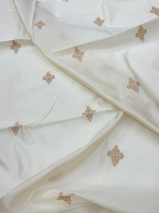 Handwoven Natural Color Chinya Silk Fabrics