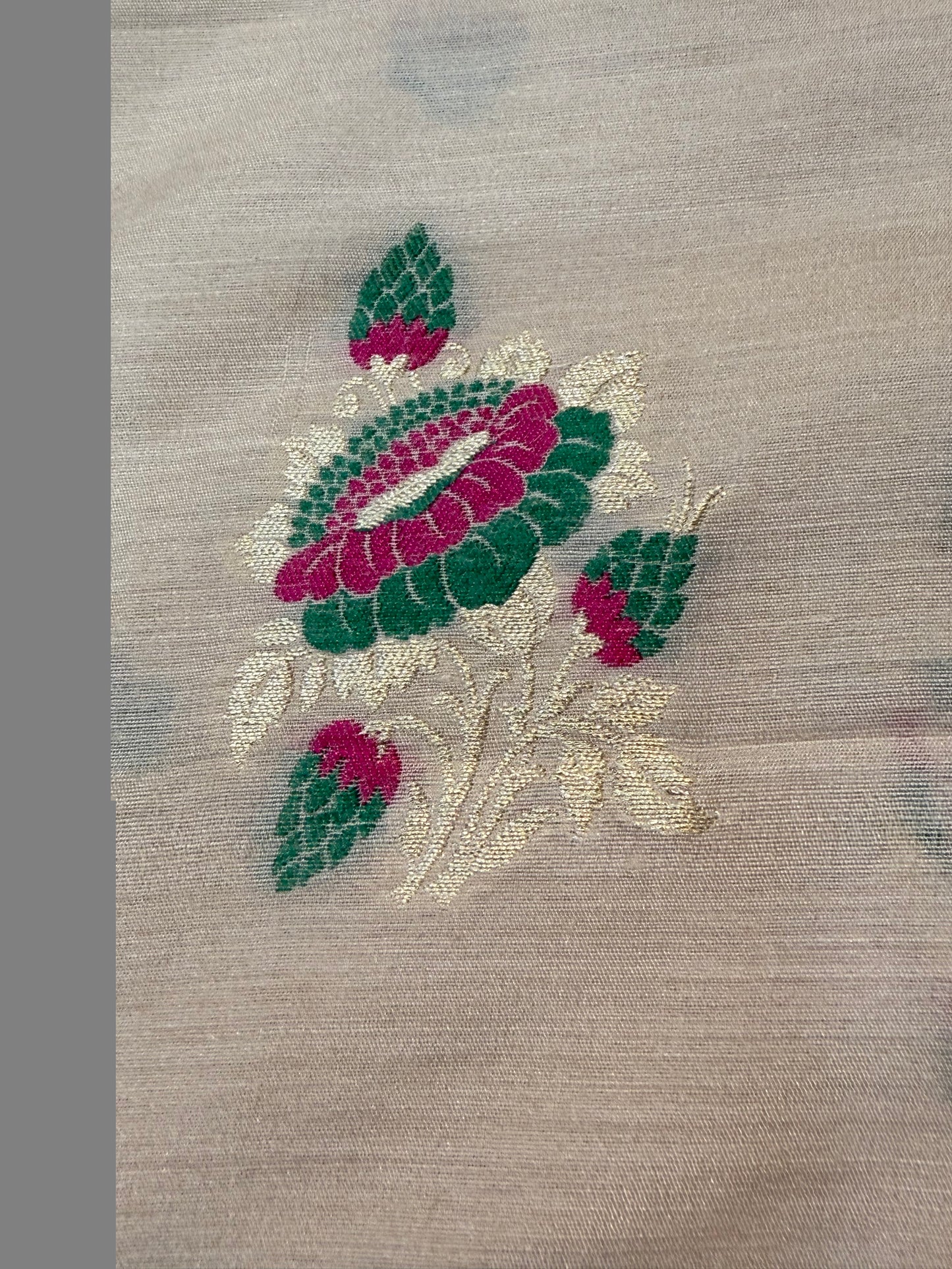 Pure Munga Silk Tilfi Booti Fabrics