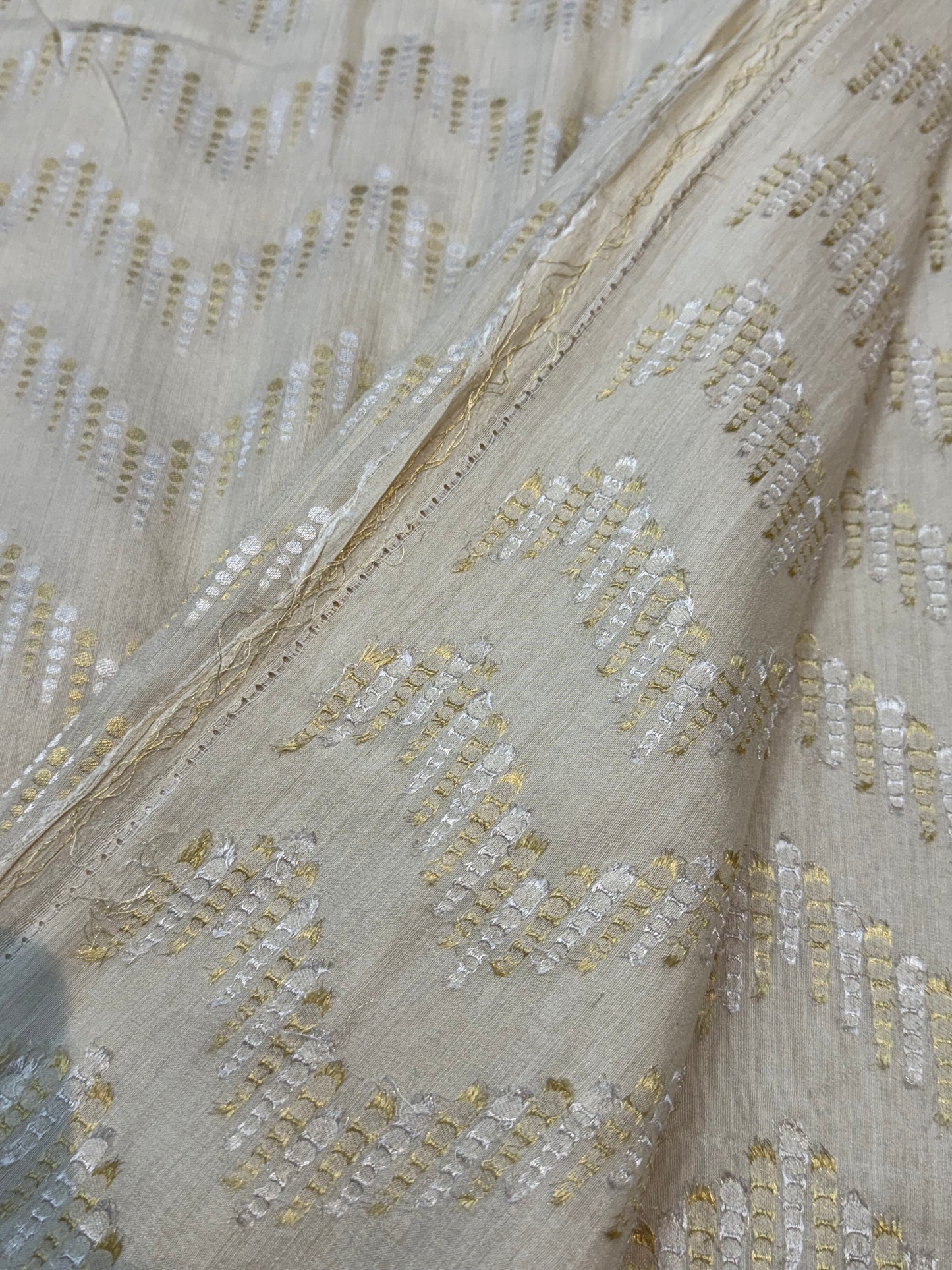 Pure Munga Silk Cross Design