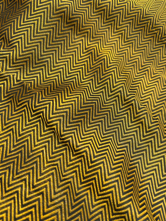 Pure Banarasi Brocade Black Colour Fabricss
