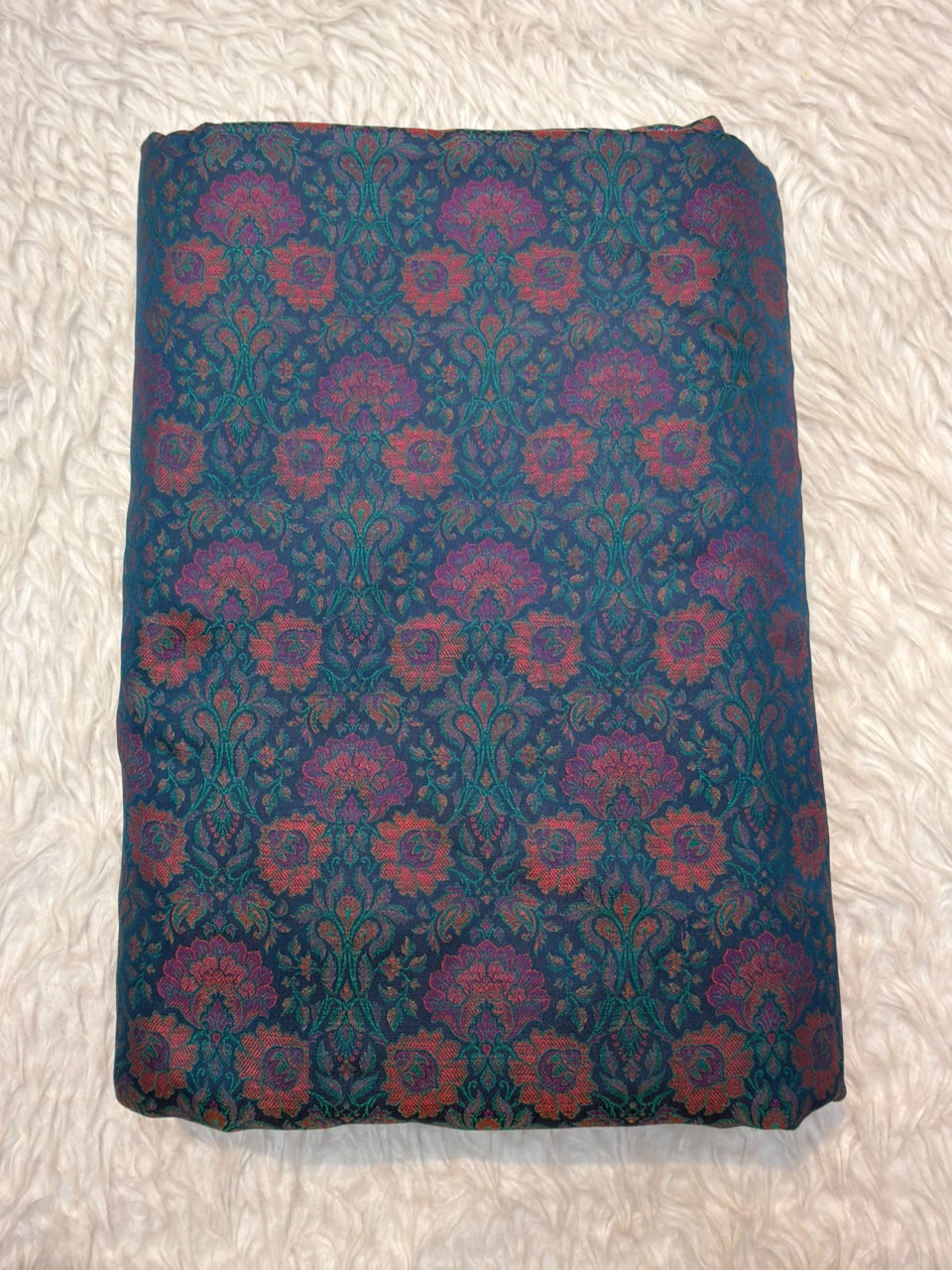 Sapphire Colour Pure Banarasi Reshmi Silk Jamawar Tanchoi Fabrics