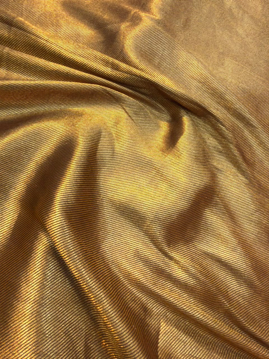 Pure Banarasi Brocade Black Colour Fabrics