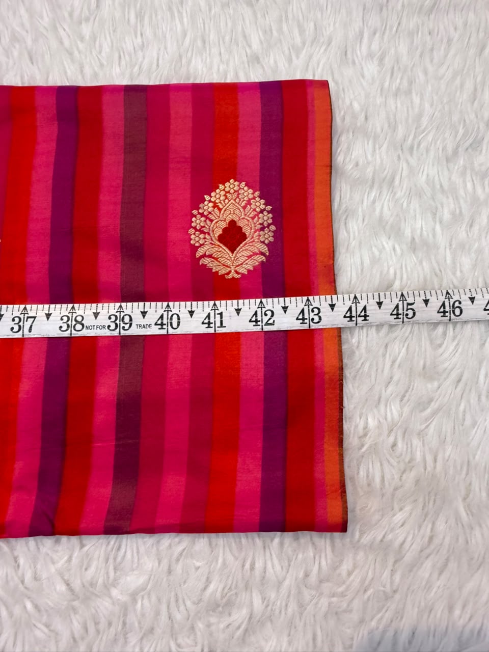 Handwoven Monotone Of Pink Colour Katan Silk Fabrics