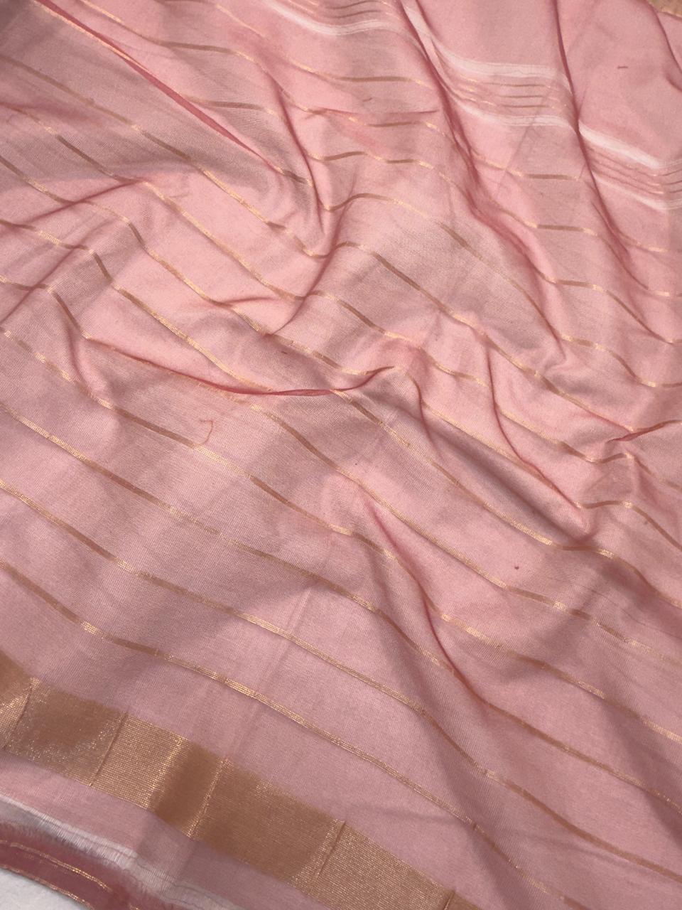Pure Matka Silk Dusty Rose Colour Suit Set