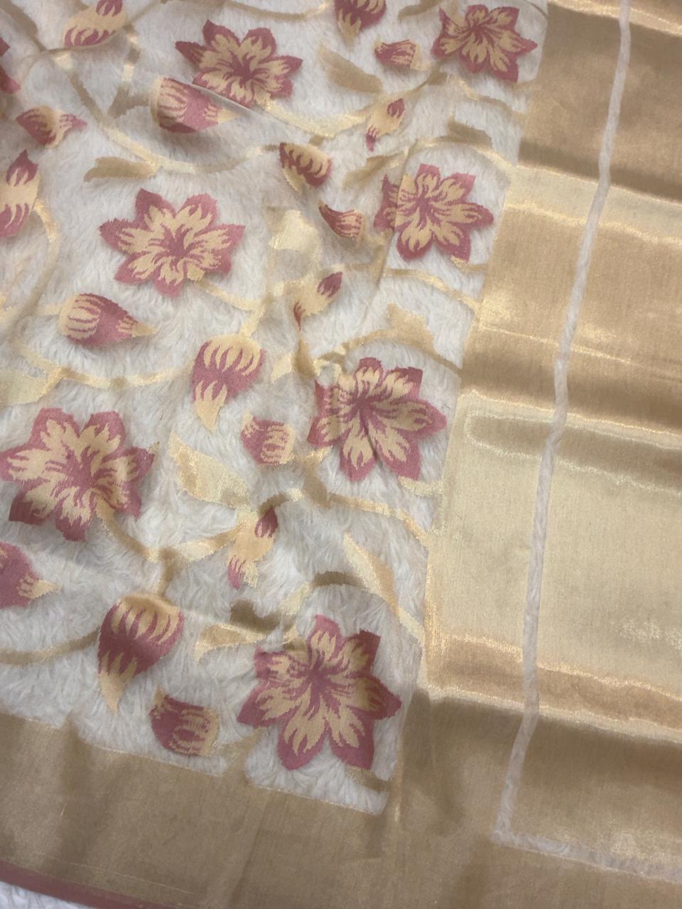 Pure Matka Silk Onion Pink Colour Suit Set
